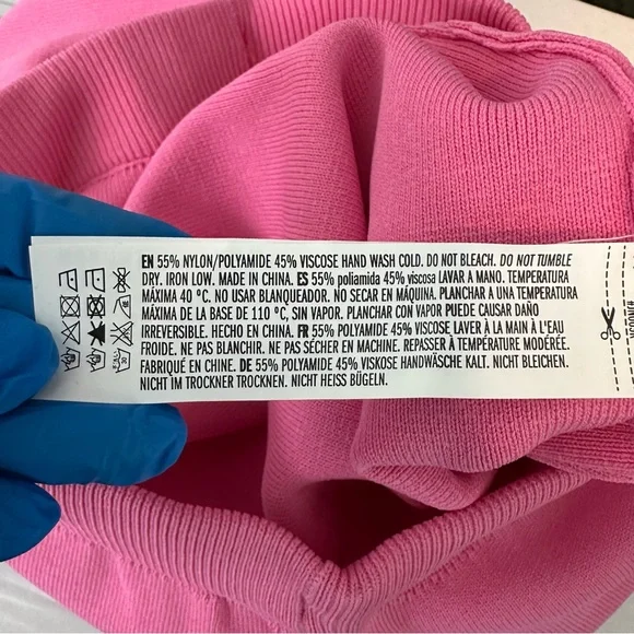 Anthropologie Endless Rose Side Slit Detailed Knit Midi Skirt in Pink Size XS - Picture 14 of 14